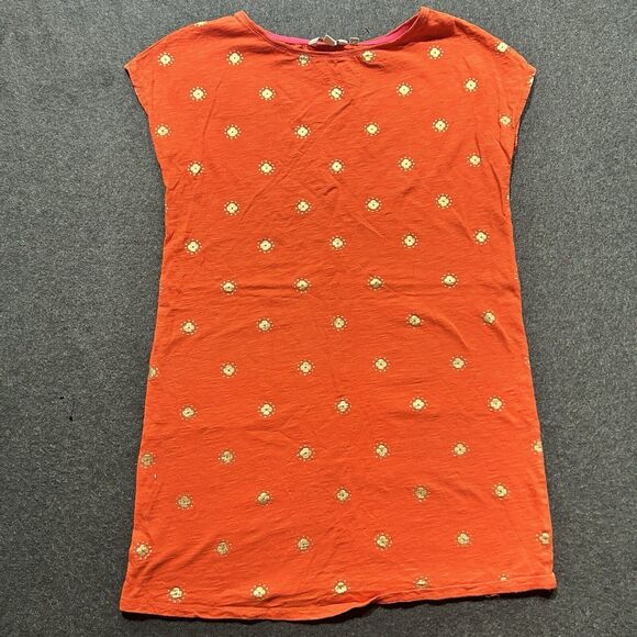 Boden Tops - Boden Paulina Jersey Shift T-Shirt Dress Flower Print Orange Size US 6R‎